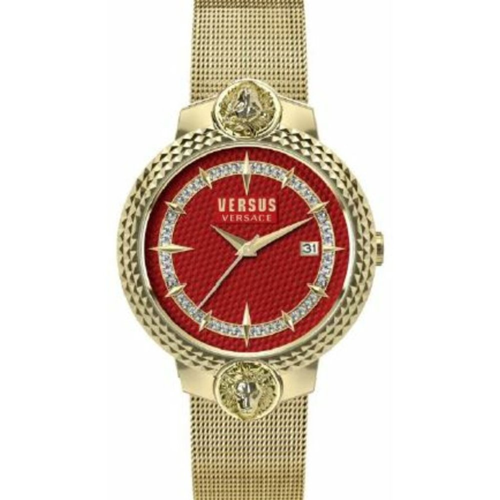 Versace Versus Diamond Red Dial Watch